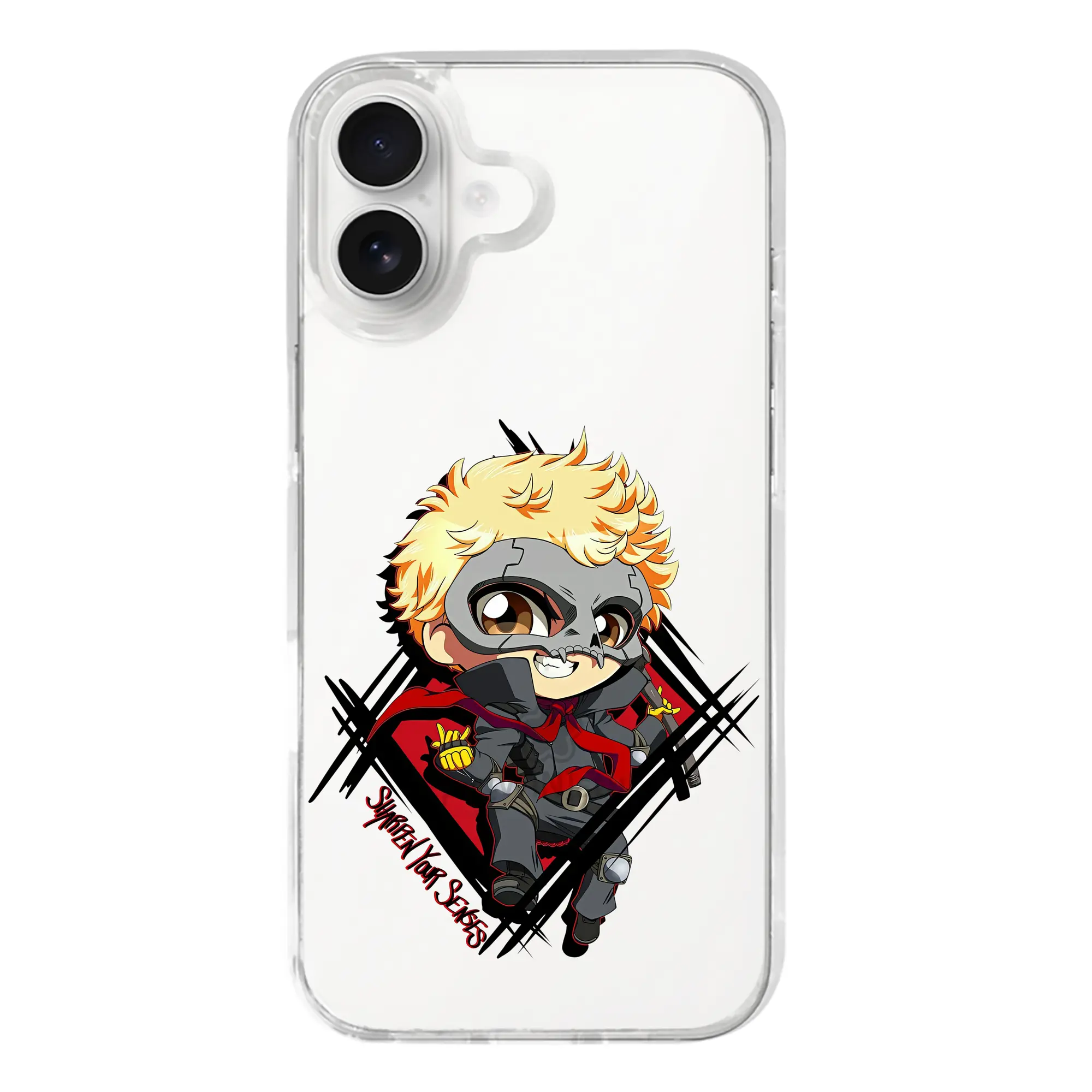 ペルソナ グッズ,坂本竜司 - iPhone 17シリーズ 透明スマホケース – 薄型・耐衝撃・精密フィット保護カバー